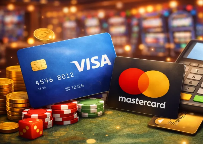 Kortbetalning med Visa och Mastercard