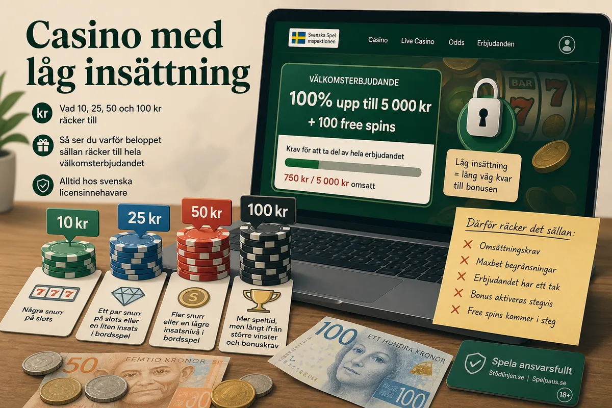 Casino med låg insättning