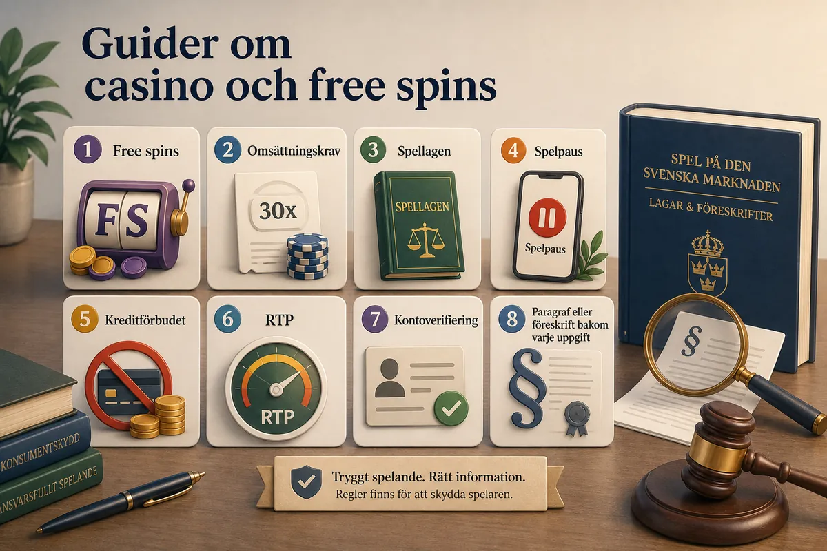 Guider om casino och free spins