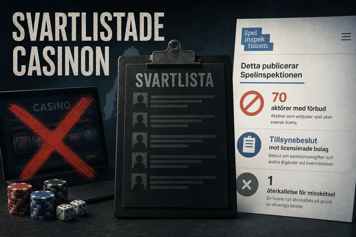 Svartlistade casinon